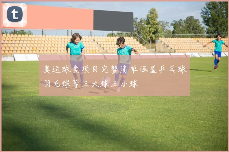 奥运球类项目完整清单涵盖乒乓球羽毛球等三大球三小球