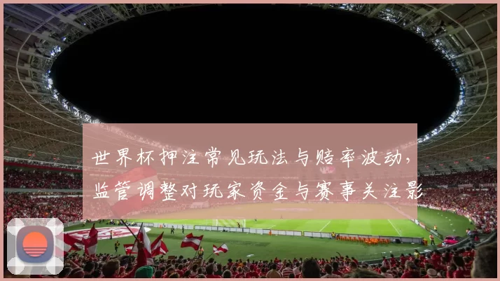 世界杯押注常见玩法与赔率波动，监管调整对玩家资金与赛事关注影响